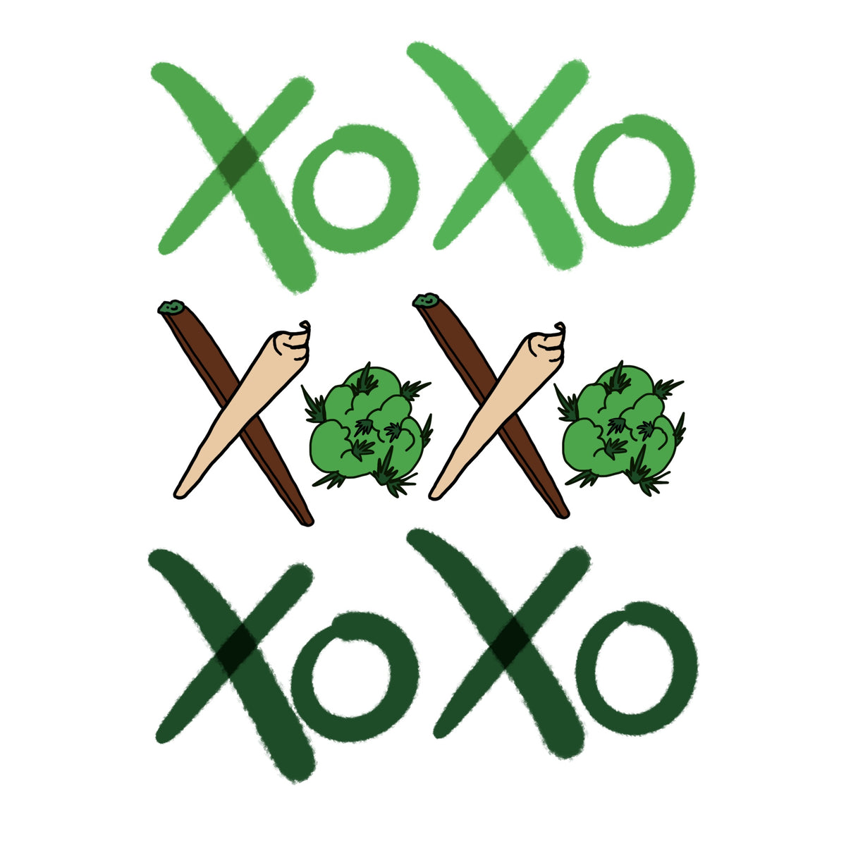 420 Valentine's Day artwork by The Odie Collective