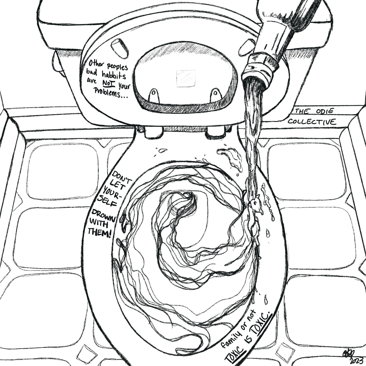 Untitled Artwork — Sink Spiral artwork by The Odie Collective