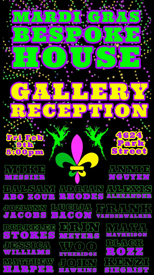 Gallery Exhibit Opening on February 9th