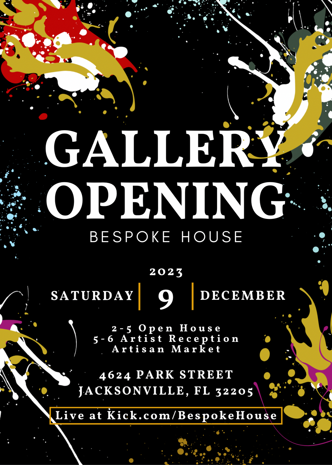 Bespoke House Gallery Opening: A Haven for Art Lovers and First Coast Creatives