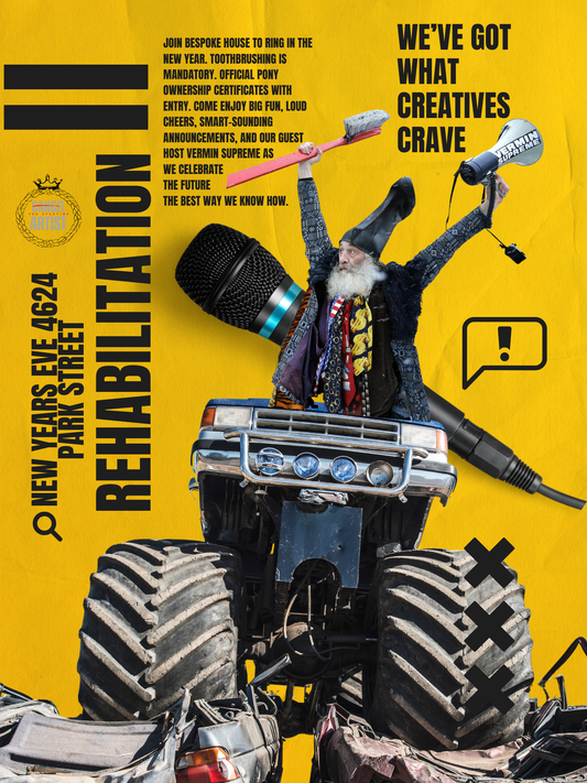 Bespoke House Announces “Rehabilitation,” a "Idiocracy" themed New Year’s Fundraiser Hosted by Vermin Supreme