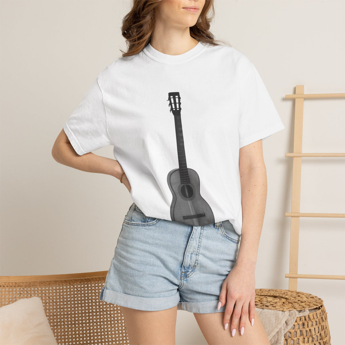 Acoustic Guitar Graphic T-Shirt