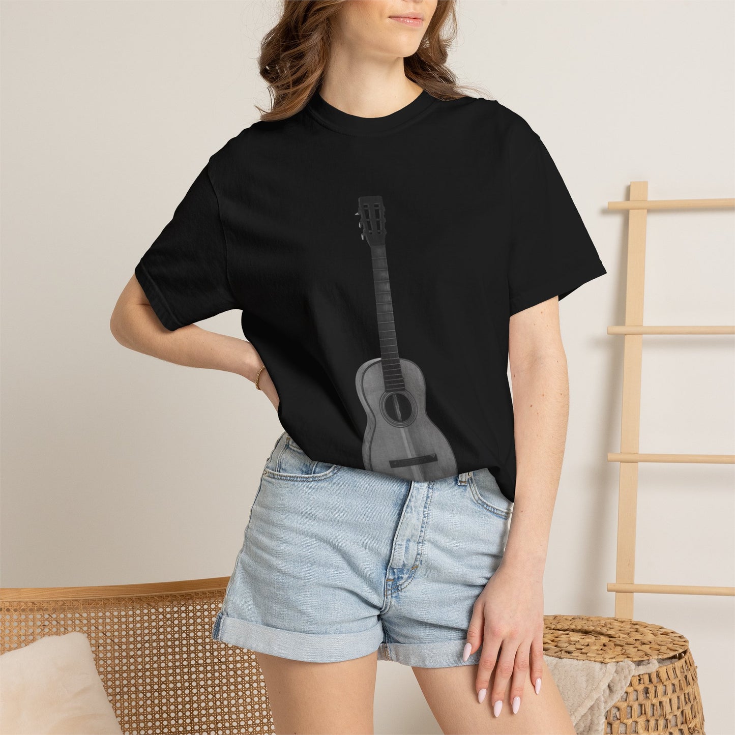 Acoustic Guitar Graphic T-Shirt