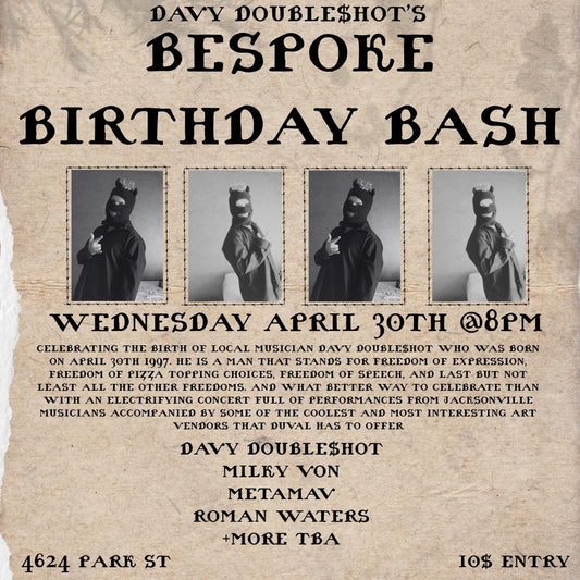 Davy Doubleshot’s Birthday Bash