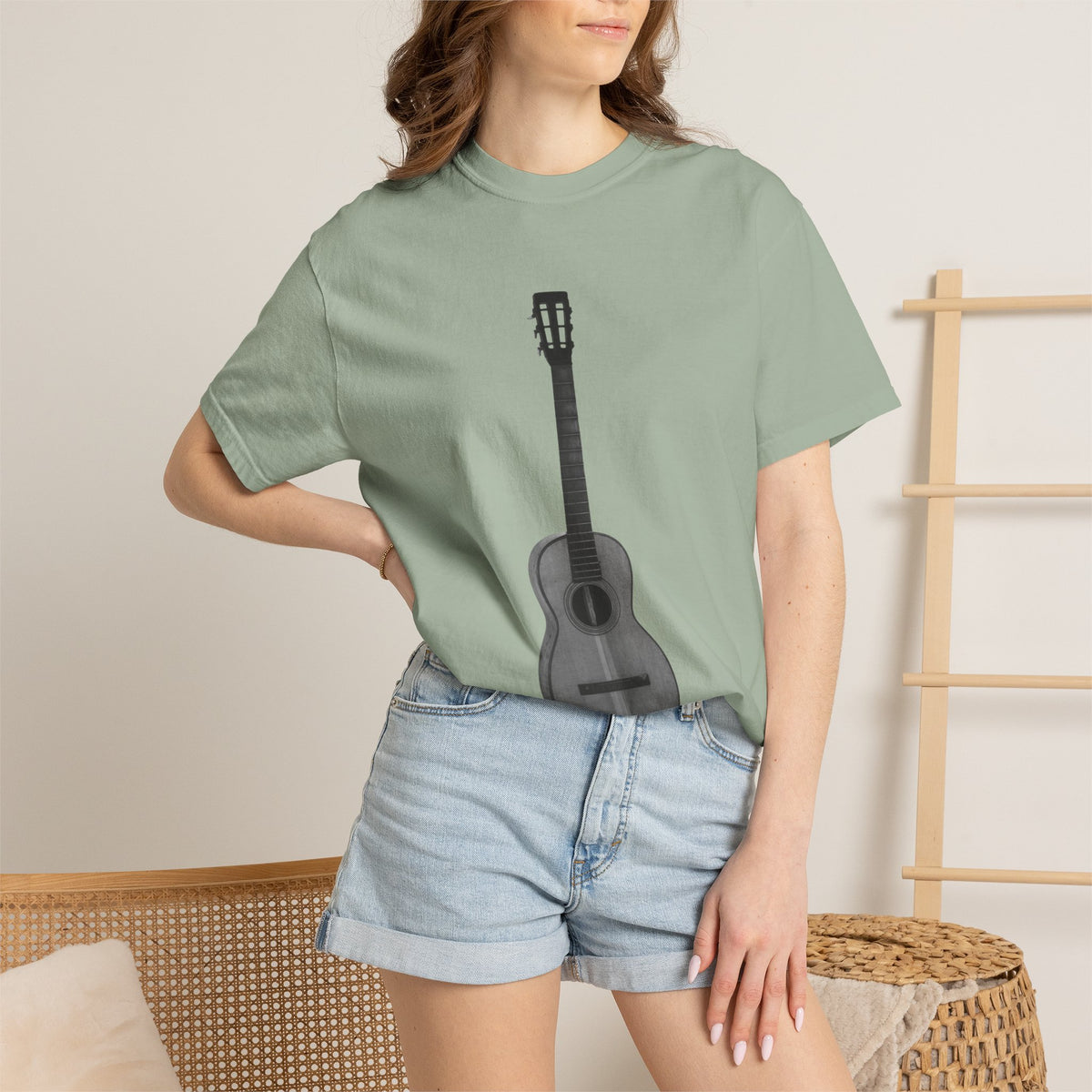 Acoustic Guitar Graphic T-Shirt