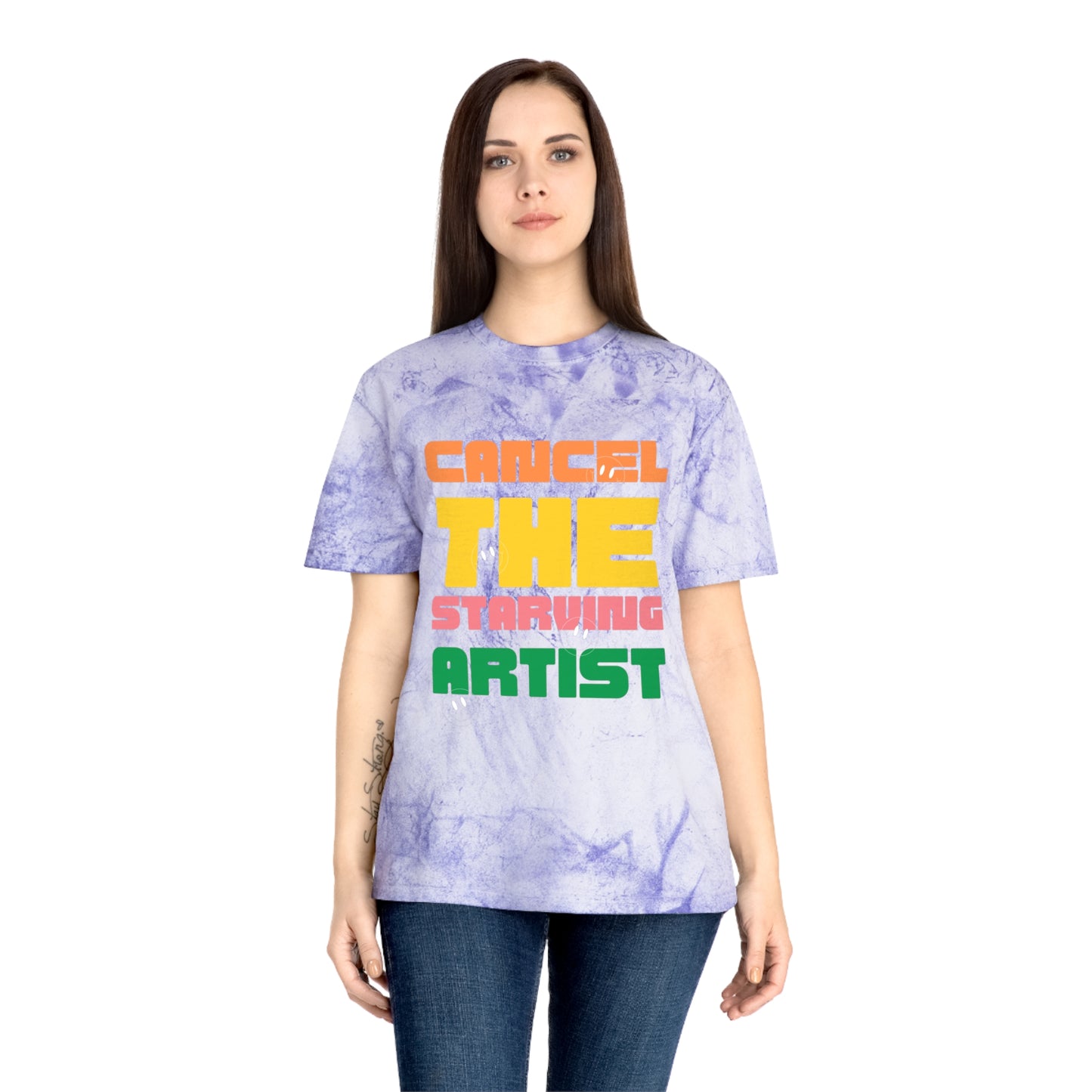 #CancelTheStarvingArtist Unisex Color Blast T-Shirt