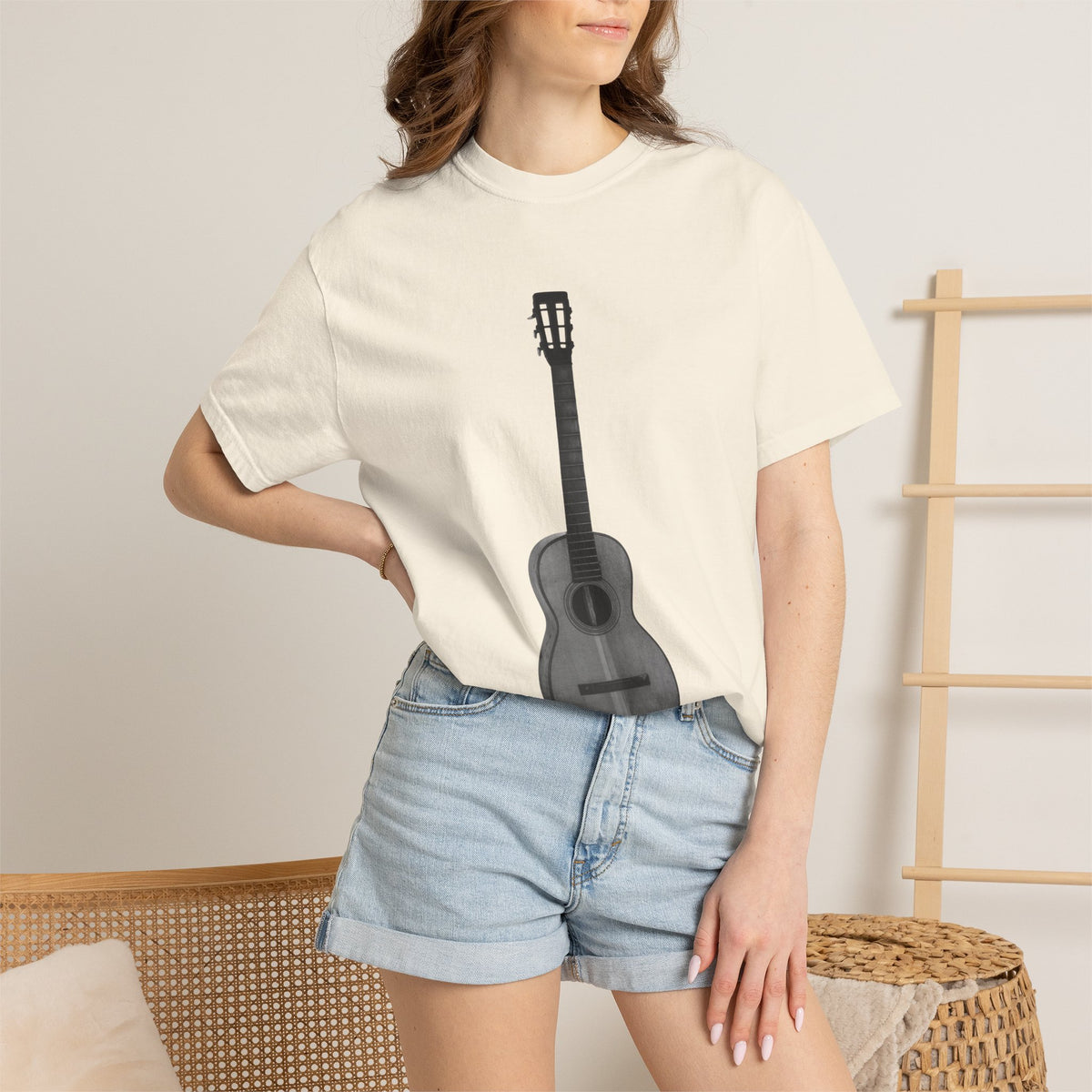 Acoustic Guitar Graphic T-Shirt