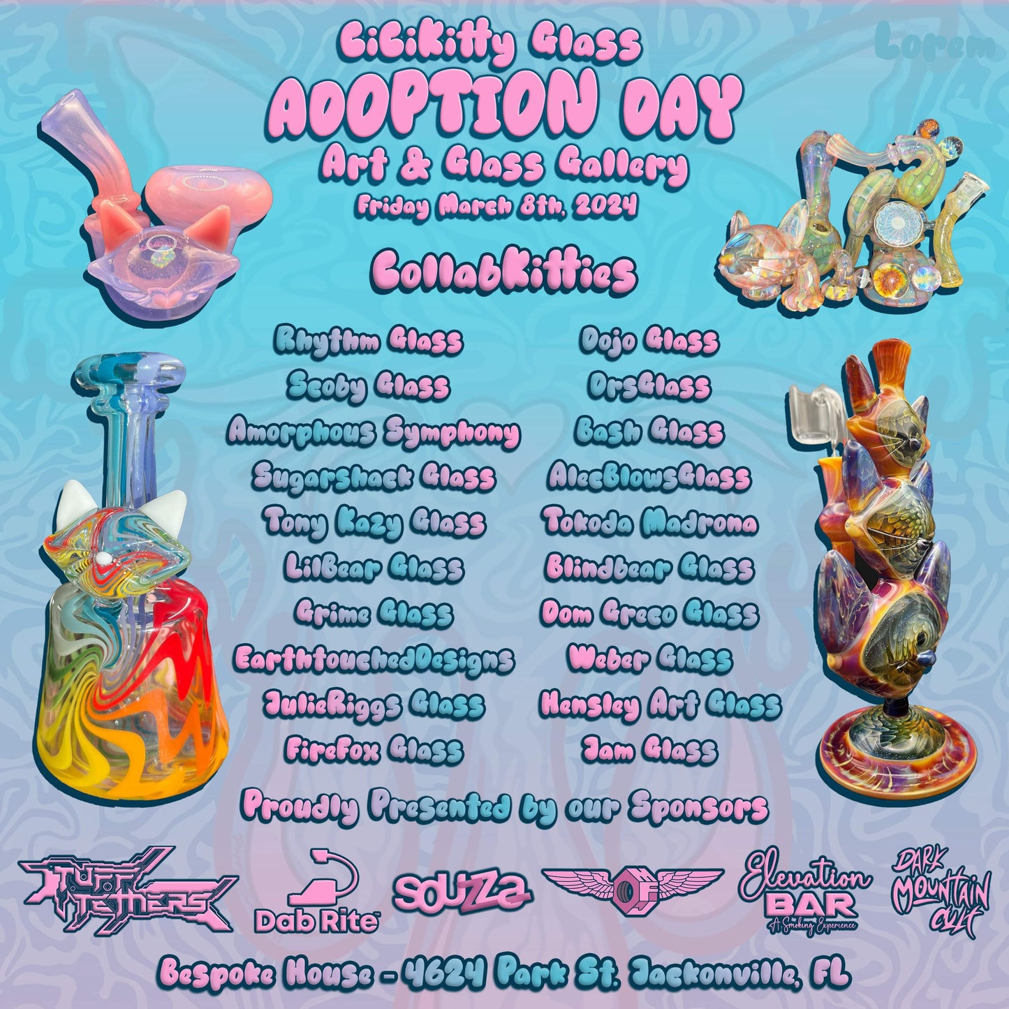 CiciKitty Adoption Day Art & Glass Gallery