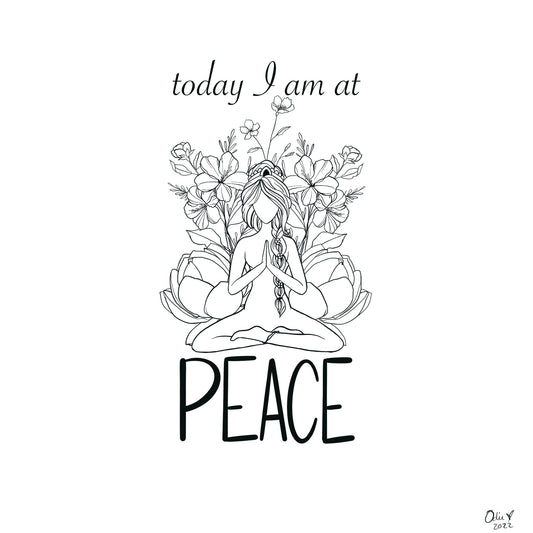 Today I Am at Peace artwork by The Odie Collective
