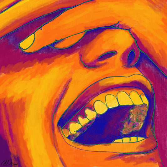 Day #9 — Laughter artwork by The Odie Collective