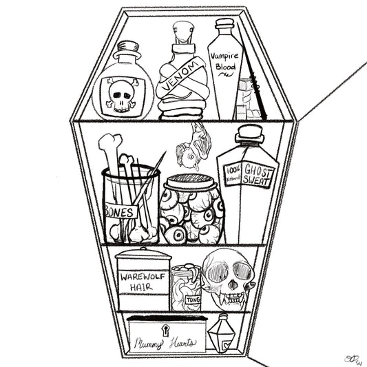 Day #15 — Potions & Tonics artwork by The Odie Collective