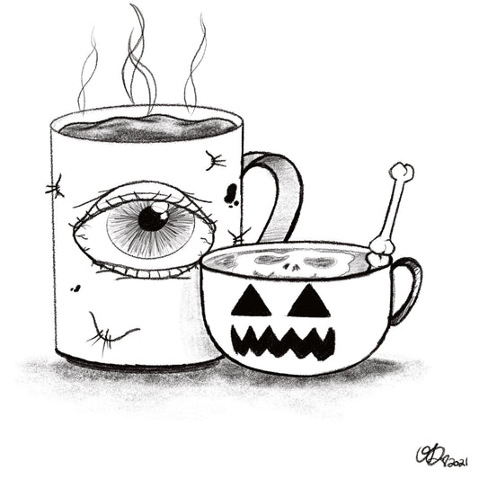 Day #22 — Coffees & Teas artwork by The Odie Collective