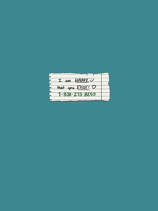 Happy You Exist — Note artwork by The Odie Collective